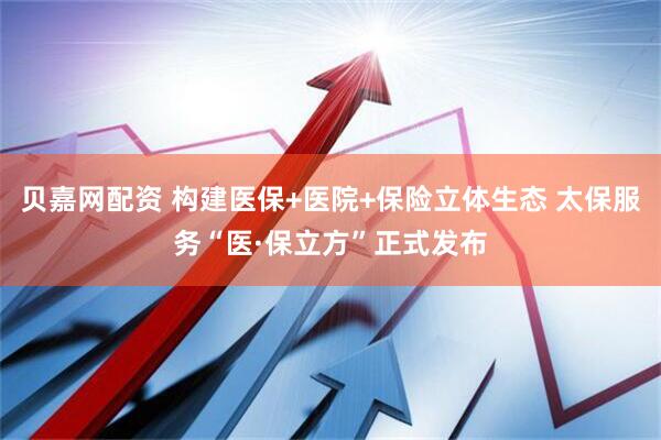 贝嘉网配资 构建医保+医院+保险立体生态 太保服务“医·保立方”正式发布